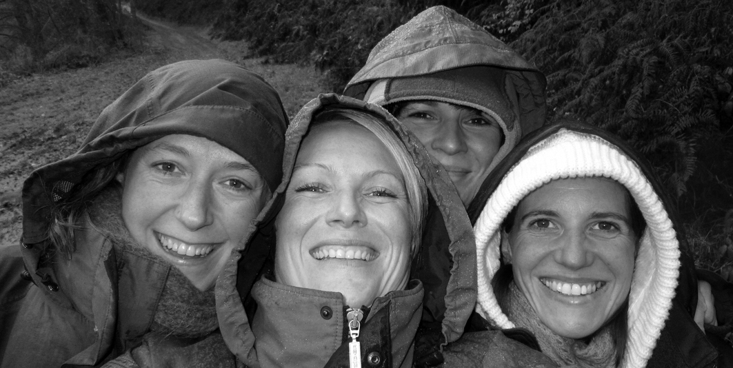 Les quatre co-fondatrices du Nid'Envol : Pia, Del, Soph et Chacha